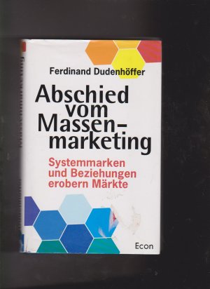 gebrauchtes Buch – Ferdinand Dudenhöffer – Abschied vom Massenmarketing