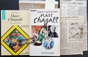 gebrauchtes Buch – Alexander, Sidney – Marc Chagall : eine Biographie + als Beigabe: Marc Chagall. Leben und Werk. von Horst Keller + 4 Zeitungsausschnitte über Chagall - Aus dem Amerikanischen von Kurt Schwob - Knaur ; 2361 -