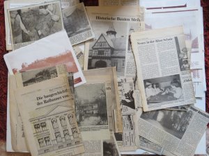 gebrauchtes Buch – Konvolut von Zeitungsartikeln zur Geschichte von BAD OLDESLOE