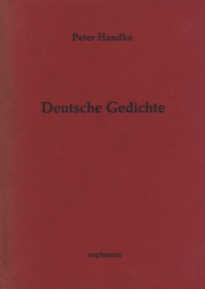 Deutsche Gedichte.