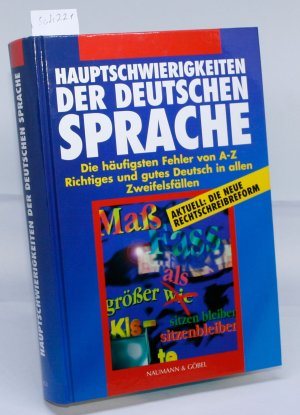 gebrauchtes Buch – Hauptschwierigkeiten der Deutschen Sprache