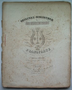 Original-Bibliothek für Gesang mit Begleitung des Pianoforte. Erster Jahrgang. 1.-6. Heft komplett