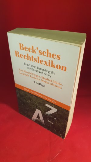 gebrauchtes Buch – Geiger, Harald; Mürbe – Beck'sches Rechtslexikon, 3. und letzte Auflage 2003
