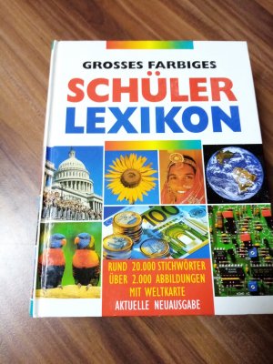 gebrauchtes Buch – Grosses farbiges Schülerlexikon (neue deutsche Rechtschreibung)