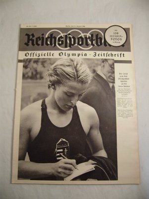 Reichssportblatt Nr. 33 1936 Olympia