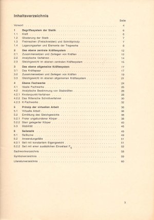 gebrauchtes Buch – Bernd Lämmel – Technische Mechanik, 1. Lehrbrief: Statik