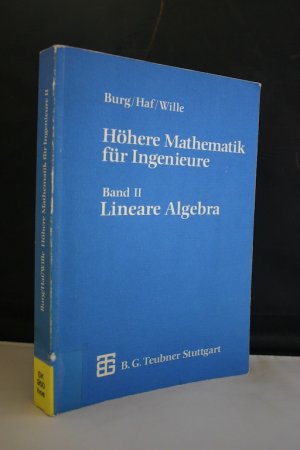 gebrauchtes Buch – Burg, Klemens; Haf – Höhere Mathematik für Ingenieure. Bd. 2: Lineare Algebra