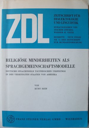 Religiöse Minderheiten als Sprachgemeinschaftsmodelle