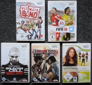 gebrauchtes Spiel – 5x Wii Sport Spiele mit Jullian Michaels FITNESS ULTIMATUM,Prince of..., FIFA13