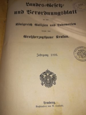 landes -gesetz und verordnungsblatt