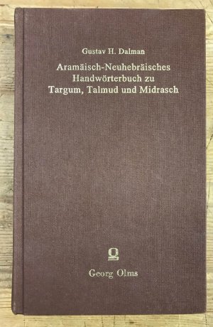 Aramäisches-neuhebräisches Handwörterbuch zu Targum, Talmud und Midrasch