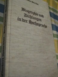 Biographie und Dichtungen in der Hochsprache