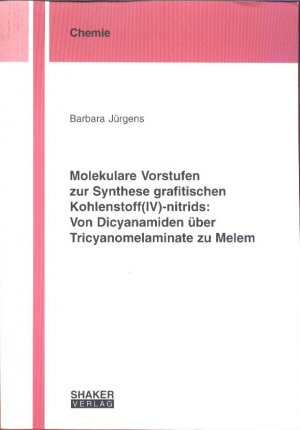 Molekulare Vorstufen zur Synthese grafitischen Kohlenstoff(IV)-nitrids: Von Dicyanamiden über Tricyanomelaminate zu Melem