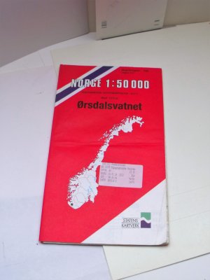 gebrauchtes Buch – Statens Kartverk – Orsdalsvatnet, Norway Norge 1 : 50 000: Topografisk Hovedkartserie - M711, Blad 1312 III, Utgave 1995 Norwegen Topografische Karte