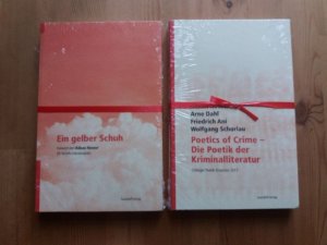 gebrauchtes Buch – Kimmich, Dorothee; Ostrowicz – Konvolut Sammlung 2 Bände zusammen: 1. Ein gelber Schuh - 29. Würth Literaturpreise / 2. Poetics of Crime - Die Poetik der Kriminalliteratur - Tübinger Poetik Dozentur 2017 / OVP noch eingeschweißt