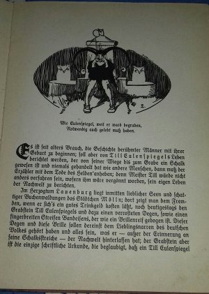 antiquarisches Buch – Petersen , Georg Paysen – Till Eulenspiegels lustige Streiche. für die Jugend neu bearb. von Georg Paysen Petersen. Mit 4 voll- und 15 Textbildern von E. Liebenauer