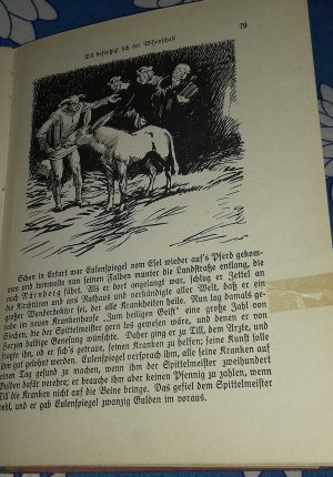 antiquarisches Buch – Petersen , Georg Paysen – Till Eulenspiegels lustige Streiche. für die Jugend neu bearb. von Georg Paysen Petersen. Mit 4 voll- und 15 Textbildern von E. Liebenauer