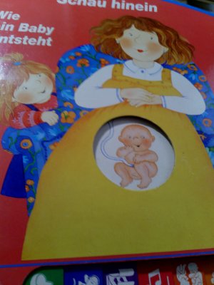 Schau hinein Wie ein Baby entsteht  Mit fenstern um hineinzusehen