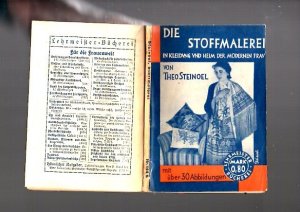 antiquarisches Buch – Theo Steinoel – Stoffmalerei