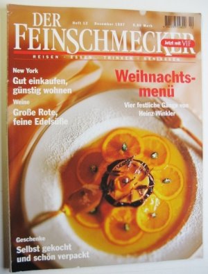 Der Feinschmecker, Heft 12, Dez. 1997 Weihnachtsmenü