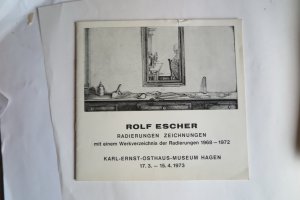 gebrauchtes Buch – Rolf Escher - Dirk Schwarze  – Rolf Escher - Radierungen, Zeichnungen - mit einem Werkverzeichnis 1968 - 1972 und Anmerkungen zu Eschers Graphiken von Dirk Schwarze