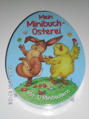 Mein Minibuch-Osterei - Mit 10 Minibüchern (blau)