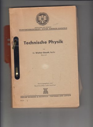 Technische Physik Brief 1-7,9-12