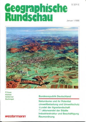 Geographische Rundschau 1/1988: BUNDESREPUBLIK DEUTSCHLAND