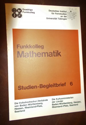 Funkkolleg Mathematik Studien-Begleitbrief 6 Teilbarkeit natürliche Zahlen