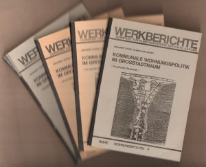 gebrauchtes Buch – Evers, Adalbert und Tilman Harlander – Kommunale Wohnungspolitik im Grosstadtraum. Band 1-4.