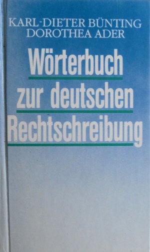 Wörterbuch zur Deutschen Rechtschreibung