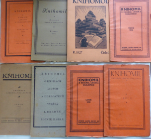 antiquarisches Buch – KNIHOMIL - o knihach lidech a udalostech / 8 exemplare - 1917, 1918, 1927