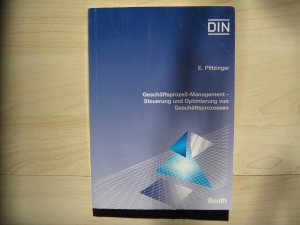 gebrauchtes Buch – Elmar Pfitzinger – Geschäftsprozessmanagement - Steuerung und Optimierung von Geschäftsprozessen