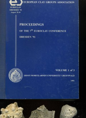 gebrauchtes Buch – Manfred Sto¨rr / K -H Henning – Proceedings of the 7th Euroclay Conference . Dresden, '91. Vol 1of 3.