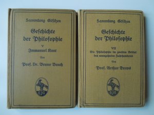 Geschichte der Philosophie. V. Immanuel Kant. Sammlung Göschen