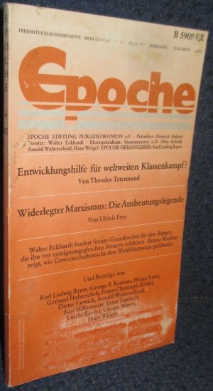 Epoche - Freiheitlich-konservative Monatsschrift 6/82