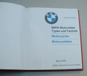 BMW-MOTORRÄDER - Typen und Technik - MOTORCYCLES - MOTOCYCLETTES - dreisprachig - mit vielen Fotos