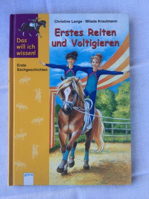 gebrauchtes Buch – Christine Lange – Erstes Reiten und Voltigieren