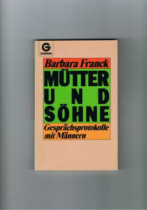 gebrauchtes Buch – Barbara Franck – Mütter und Söhne