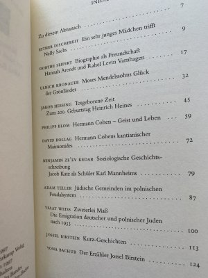 gebrauchtes Buch – Bodenheimer, Alfred; Hessing – Jüdischer Almanach 1998/5758 - des Leo Baeck Instituts