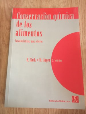 Conservación química de los alimentos