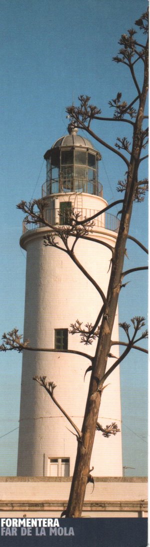 gebrauchtes Buch – Postkarte: Formentera - Leuchtturm Far de la Mola (gelaufen)