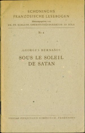 antiquarisches Buch – Georges Bernanos – Schöninghs französische Lesebogen Nr. 4: Sous le Soleil de Satan