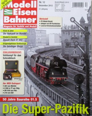 gebrauchtes Buch – Modell Eisenbahner Magazin Dezember 2012 Die Super-Pazifik Inhalt