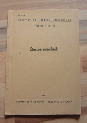 antiquarisches Buch – Heinrich L. Hilbert – Stanzereitechnik