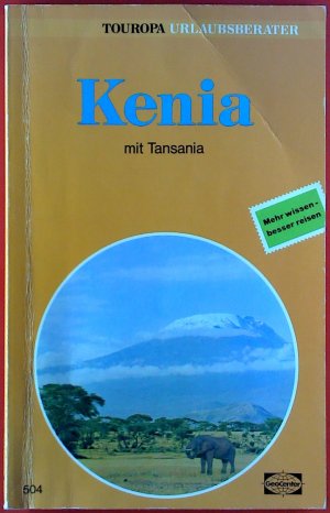 Kenia mit Tansania. Touropa Urlaubsberater.