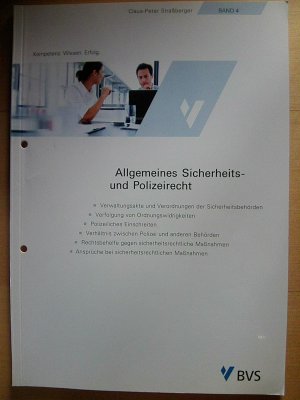 Allgemeines Sicherheits- und Polizeirecht