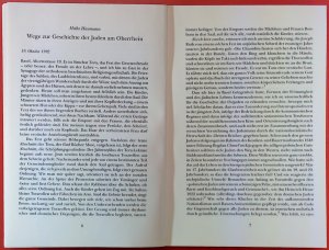 ALLMENDE. Alemannisches Judentum. Versuche einer Wiederannäherung. Nummer 36/37 - 13. Jahrgang - 1993.