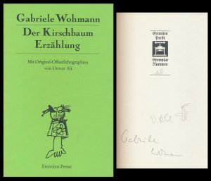 Der Kirschbaum. Erzählung. Mit Original-Offsetlithographien von Otmar Alt. [Signiertes Exemplar].