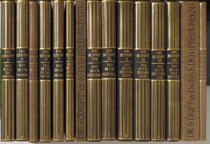 Die Schrift, zu verdeutschen unternommen von Martin Buber gemeinsam mit Franz Rosenzweig.